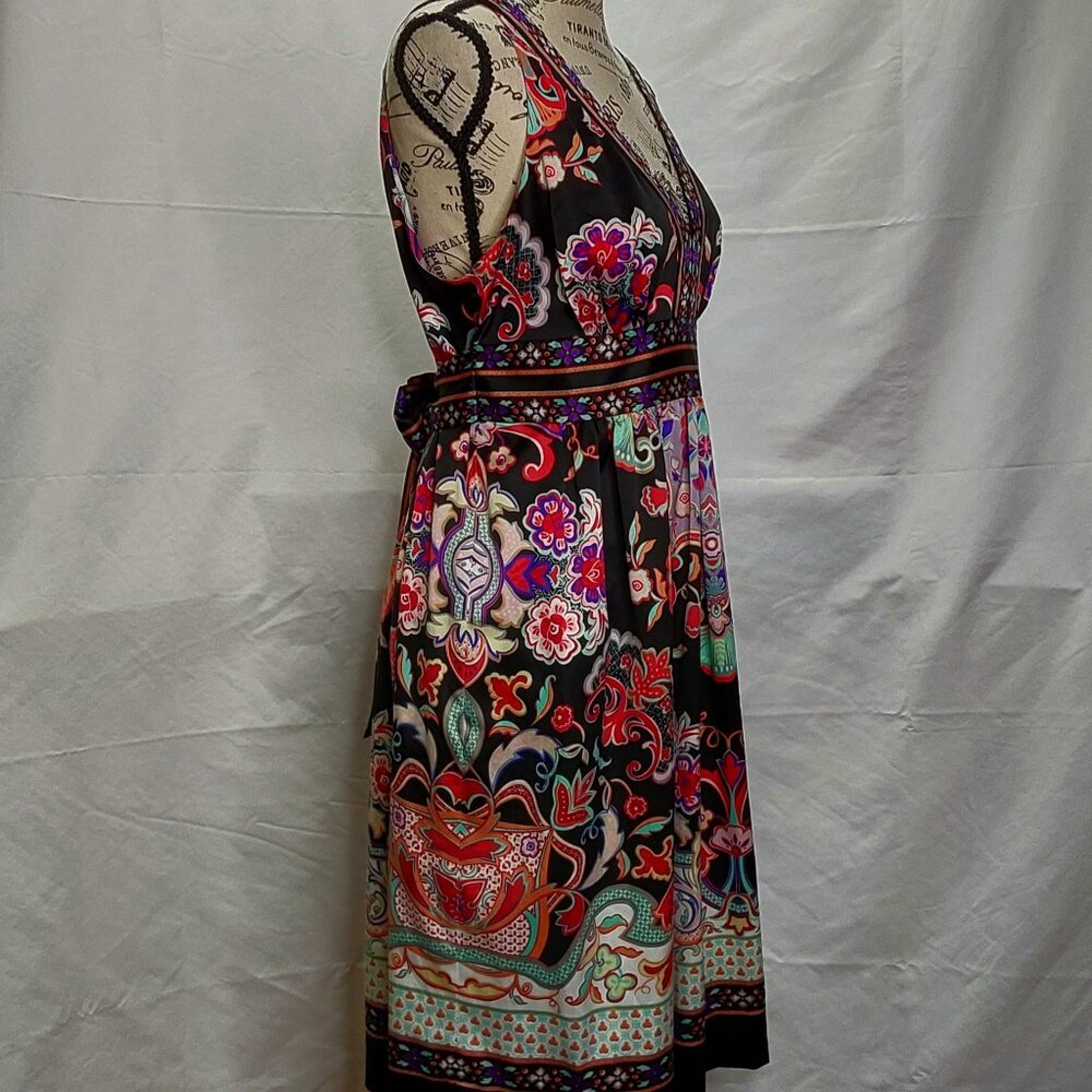 SIDE-ZIP BOHO-CHIC DRESS - Picture 3 of 16